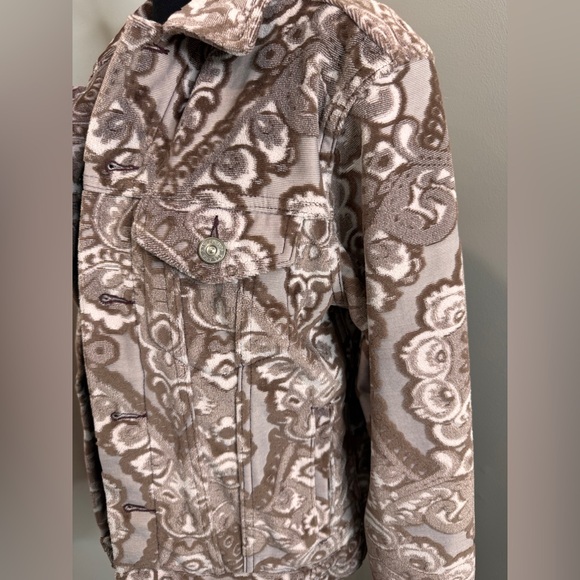 BDG Urban Outfitters Paisley Trucker Jacket Indie Boho Festival Small Unisex - Picture 3 of 9